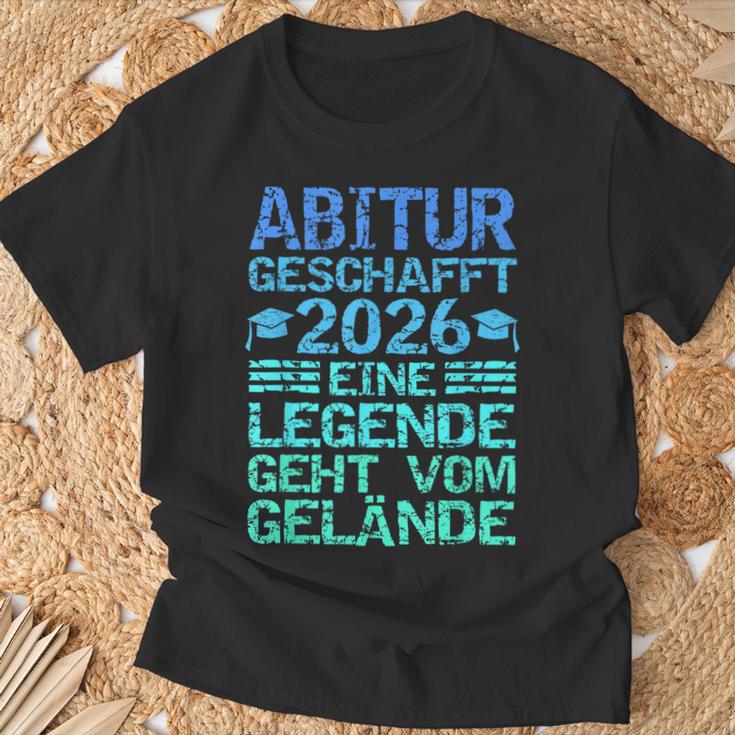 Abitur 2026 Eine Legende Gehtom Gelände T-Shirt Geschenke für alte Männer