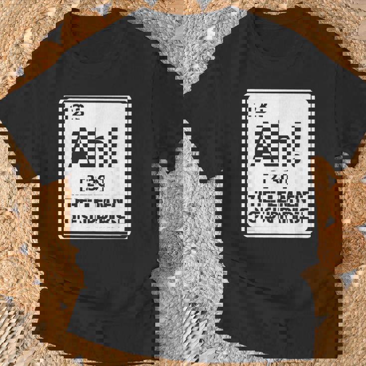 Ah The Element Ofurprise 周期表 Tシャツ 高齢者への贈り物