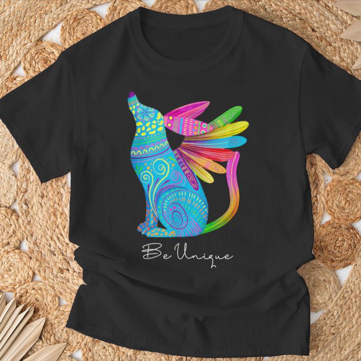 Alebrije Mexicano Perro -E Único Y Diferente México Frase Camiseta unisex Regalos para ancianos