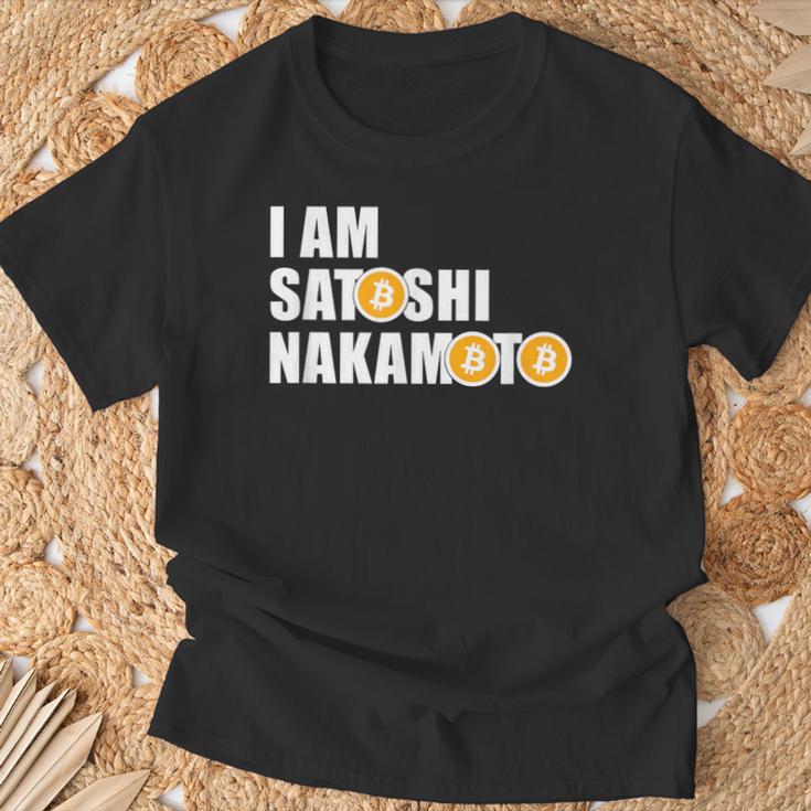 I Amatoshi Nakamoto Bitcoin Creator Meme Tシャツ 高齢者への贈り物