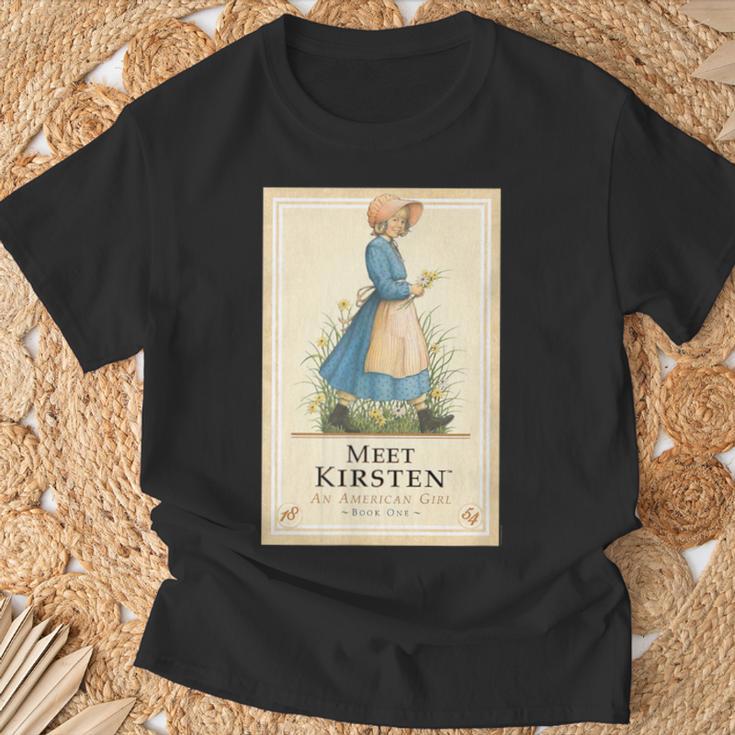 American Girl Meet Kirsten Book Cover T-Shirt Gifts for Old Men