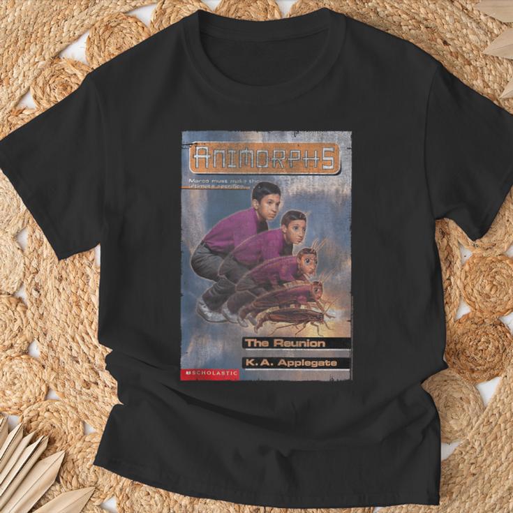 Animorphs The Reunion Cockroach Transformation Book Cover T-Shirt Gifts for Old Men Animorphs The Reunion Cockroach Transformation Book Cover T-Shirt Gifts for Old Men
