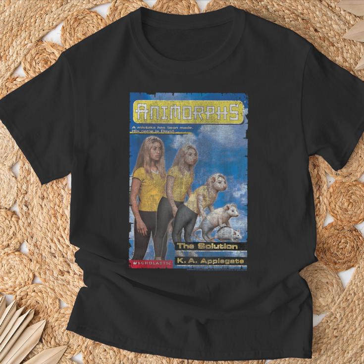 Animorphs The Solution Opossum Transformation Book Cover T-Shirt Gifts for Old Men
