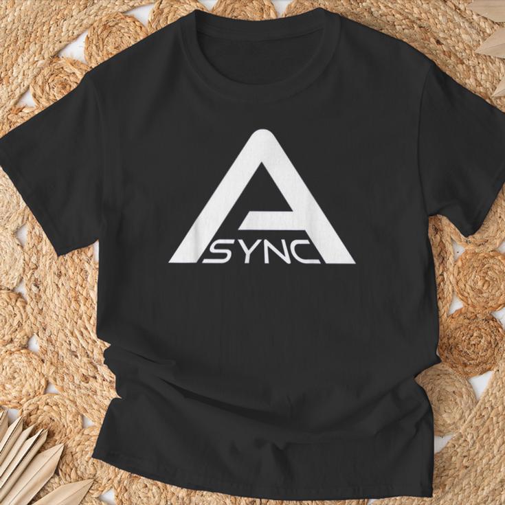 Async Backroom Pixels Research Tシャツ 高齢者への贈り物