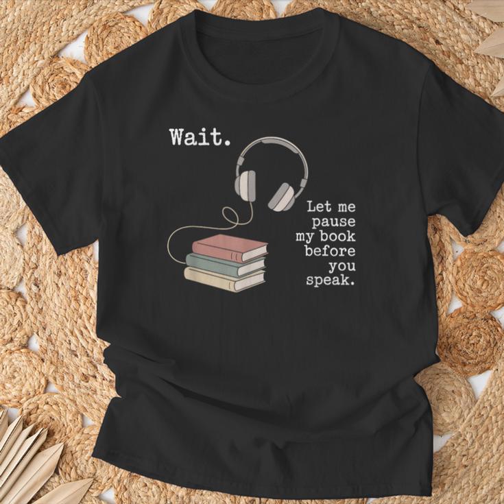 Audiobook Enthusiasts Headphones Book Club Bookworm T-Shirt Gifts for Old Men Audiobook Enthusiasts Headphones Book Club Bookworm T-Shirt Gifts for Old Men