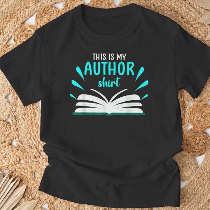 This Is My Author Shirt Write Book T-Shirt Gifts for Old Men