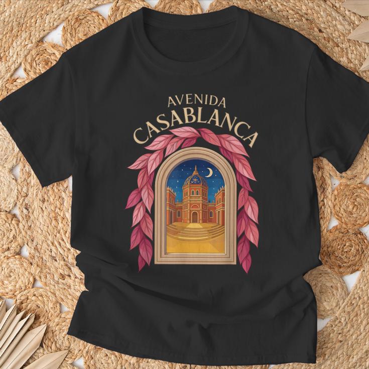 Avenida Casablanca Lustig Marokkanisch Marokko Maroc Travail T-Shirt Geschenke für alte Männer