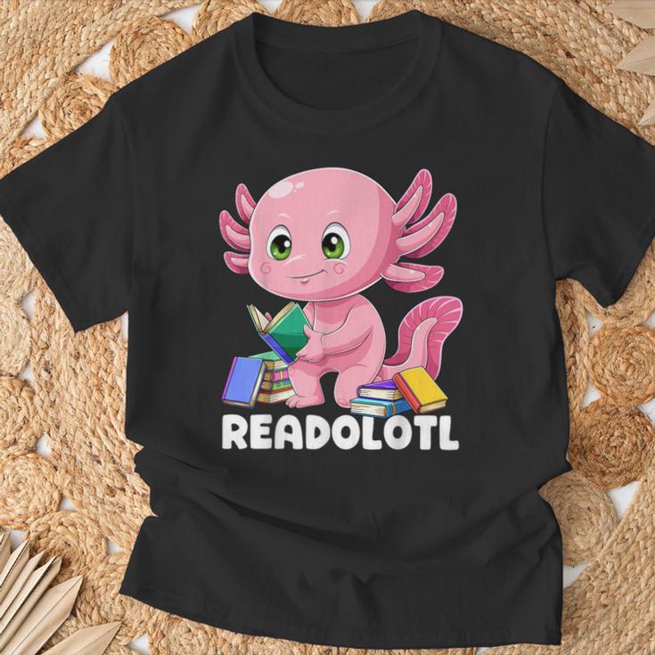 Axolotl Book Reading Bookworm Readolotl Mexican Salamander T-Shirt Gifts for Old Men Axolotl Book Reading Bookworm Readolotl Mexican Salamander T-Shirt Gifts for Old Men