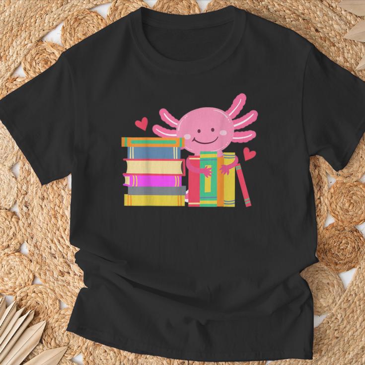 Axolotl Book Reading Librarian English Teacher For Men Women Kids T-Shirt Gifts for Old Men Axolotl Book Reading Librarian English Teacher For Men Women Kids T-Shirt Gifts for Old Men