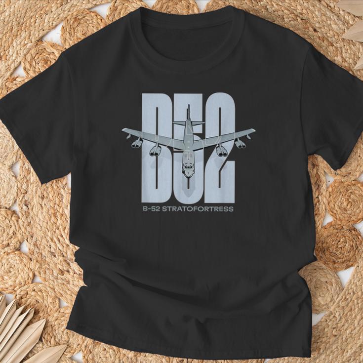 B-52Tratofortress Bomber Gráfico De Aviación Militar Camiseta unisex Regalos para ancianos