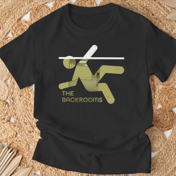 Backroomsのグラフィック。 長袖tシャツ Tシャツ 高齢者への贈り物
