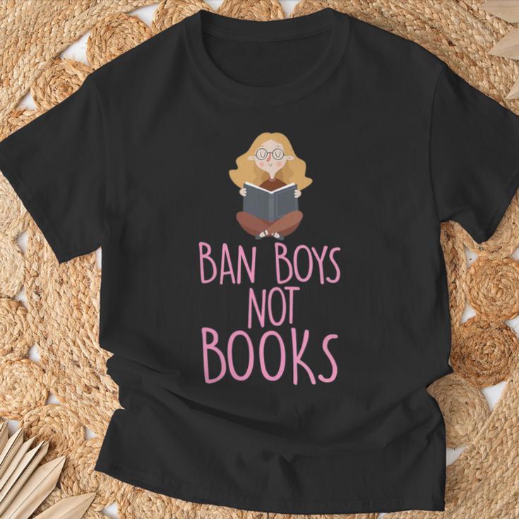Ban Boys Not Books Cute Feminist Literacy Advocate T-Shirt Gifts for Old Men Ban Boys Not Books Cute Feminist Literacy Advocate T-Shirt Gifts for Old Men