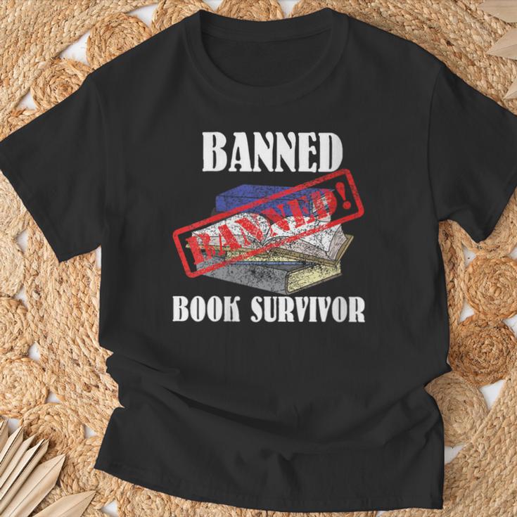 BANNED BOOKS T-Shirt Gifts for Old Men