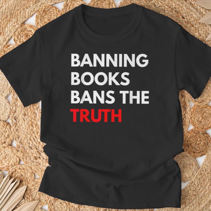 Banning Books Bans The Truth I Read Banned Books Week T-Shirt Gifts for Old Men