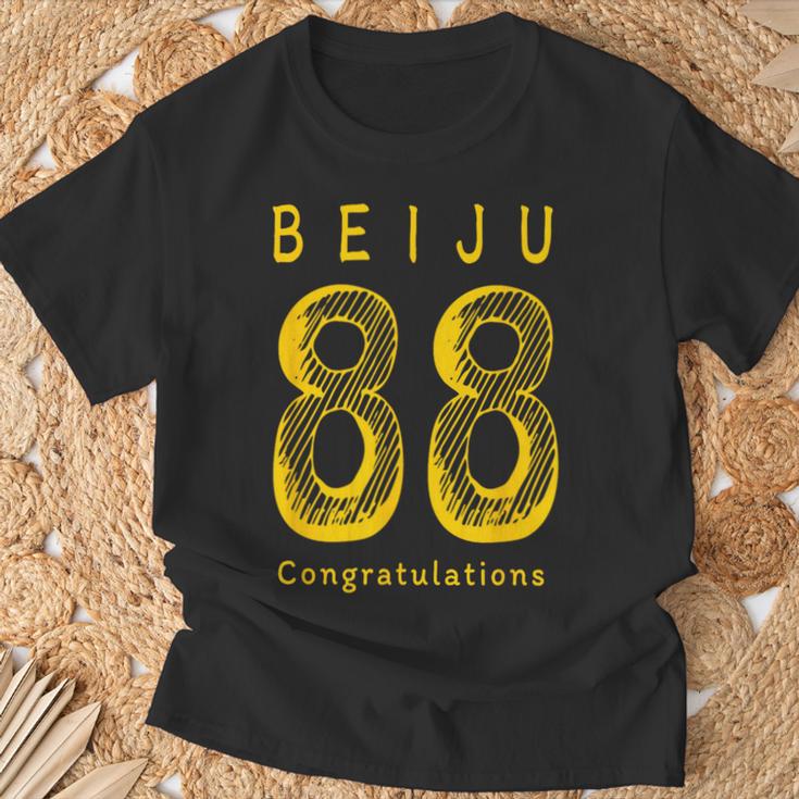 Beiju 88歳 誕生日祝い 米寿 Beiju 88 Birthday Tシャツ 高齢者への贈り物