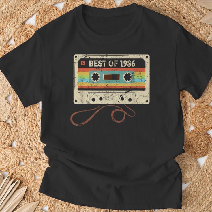 Best Of 1986 40 Geburtstags Mann Frau 40 Jahre Geburtstag T-Shirt Geschenke für alte Männer