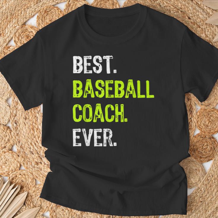Best Baseball Coach Ever Tシャツ 高齢者への贈り物