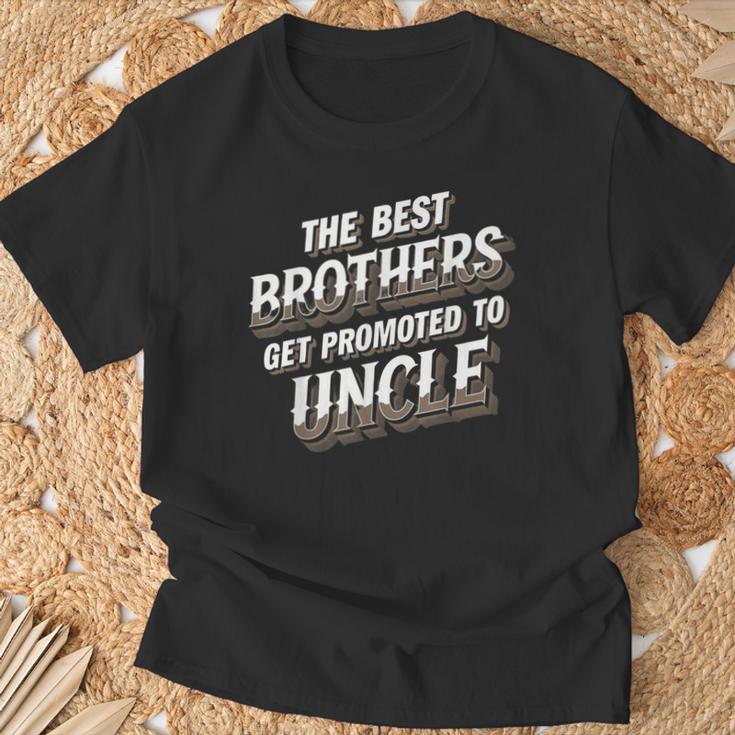 The Best Brothers Get Promoted To Uncle 面白い服 Tシャツ 高齢者への贈り物