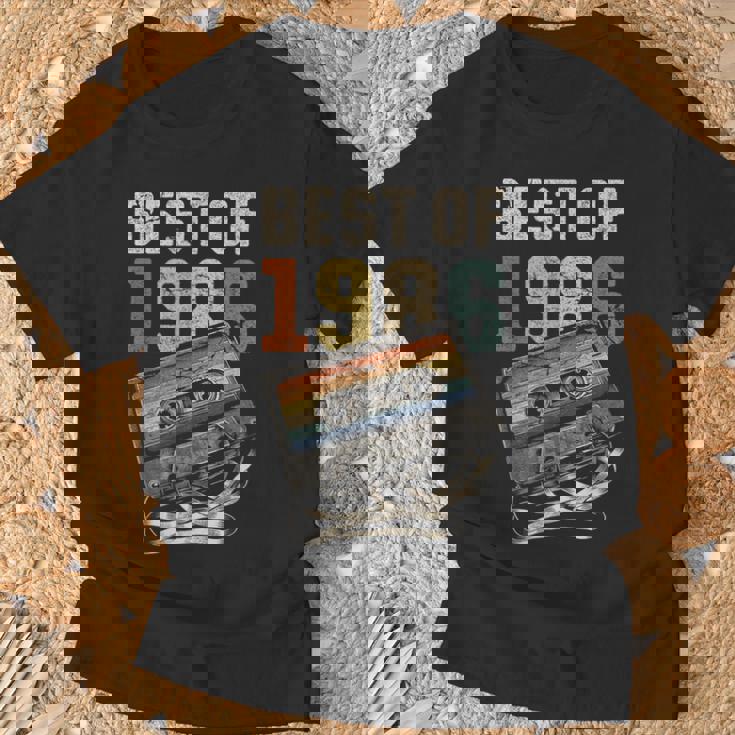 Best Of 1986 カセットテープ 40年 音楽 レトロ 誕生日 Tシャツ 高齢者への贈り物