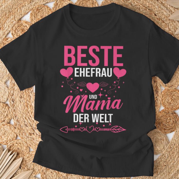 Beste Ehefrau Und Mama Der Welt T-Shirt Geschenke für alte Männer