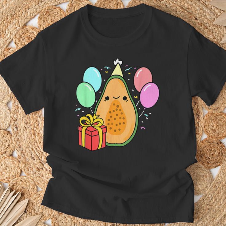 Birthday Papaya For Papaya Loverバースデーパパイヤ・フォー・パパイヤ・ラバー Tシャツ 高齢者への贈り物
