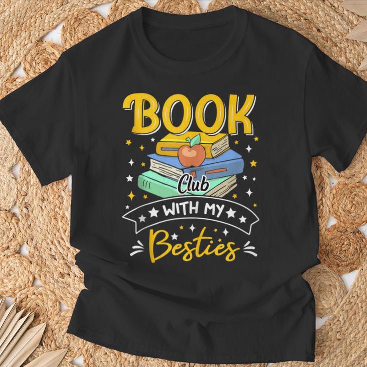 Book Club With My Besties Fun T-Shirt Gifts for Old Men