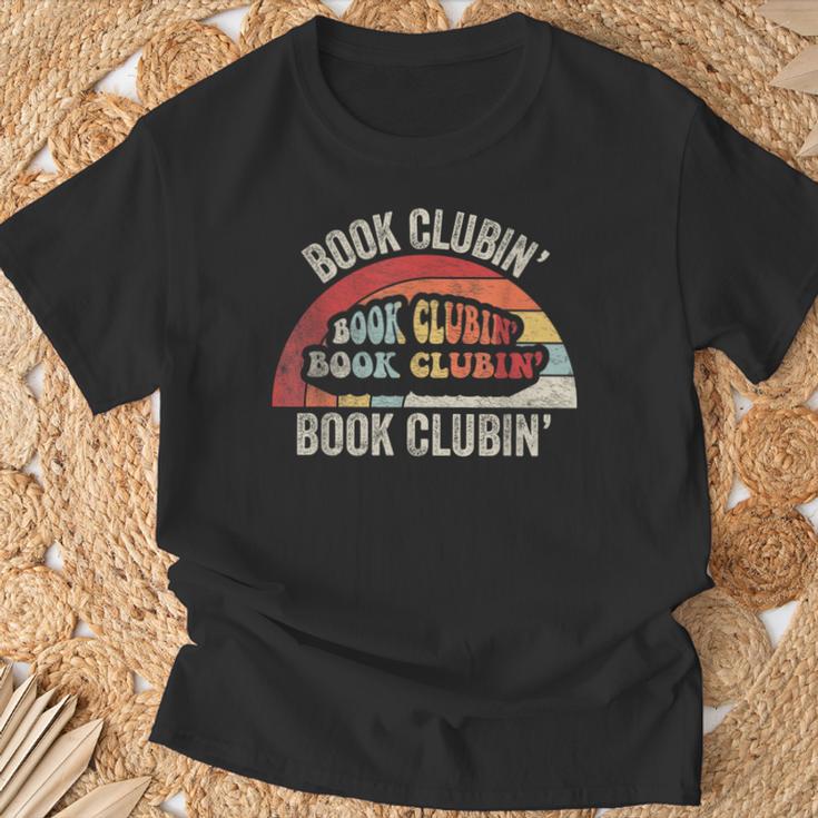 Book Clubin' Retro 70s Style Book Club Reader Graphic T-Shirt Gifts for Old Men Book Clubin' Retro 70s Style Book Club Reader Graphic T-Shirt Gifts for Old Men