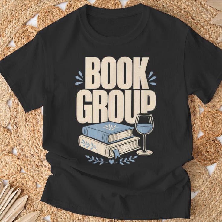 Book Group Reader Club Crew Cozy Nights Book Club T-Shirt Gifts for Old Men