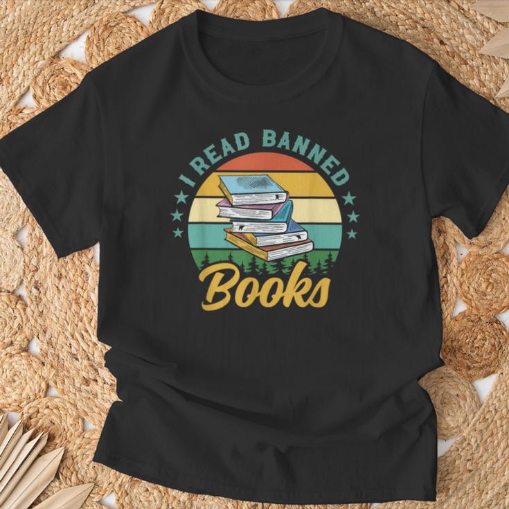 Book Lover I Read Banned Books T-Shirt Gifts for Old Men Book Lover I Read Banned Books T-Shirt Gifts for Old Men