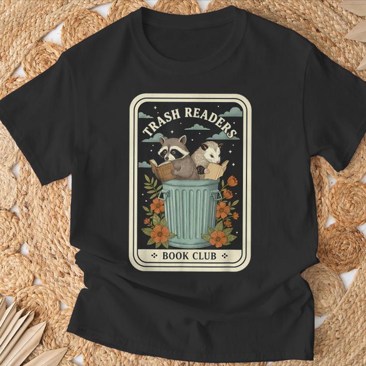 Book Lover Reading Trash Readers Book Club Tarot Card T-Shirt Gifts for Old Men