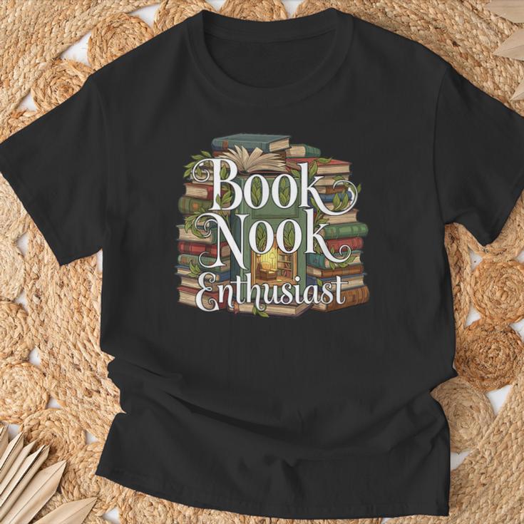 Book Nook Enthusiast Cozy Library Reader Collector T-Shirt Gifts for Old Men Book Nook Enthusiast Cozy Library Reader Collector T-Shirt Gifts for Old Men