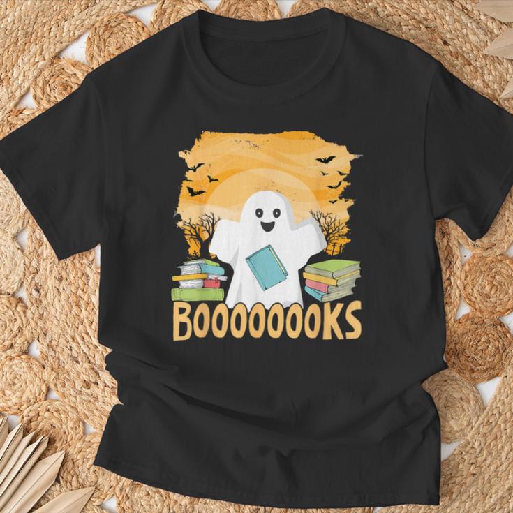 Book Reading Club Halloween Book Lovers Spooky Librarians T-Shirt Gifts for Old Men