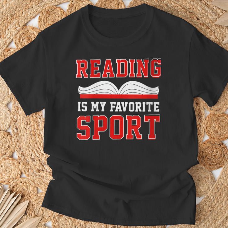 Book Reading Reading Is My Favorite Sport T-Shirt Gifts for Old Men Book Reading Reading Is My Favorite Sport T-Shirt Gifts for Old Men