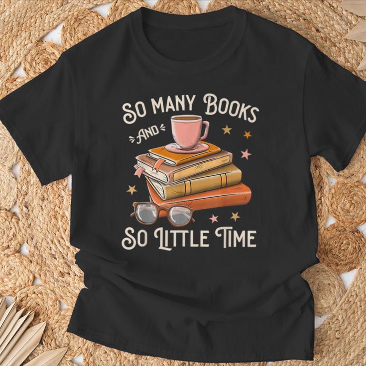 Book Reading Kafee Librarian Vele Books And Little Time T-Shirt Gifts for Old Men Book Reading Kafee Librarian Vele Books And Little Time T-Shirt Gifts for Old Men