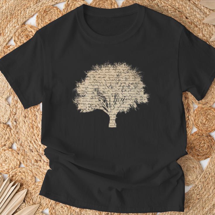 Book Tree Fantasy T-Shirt Gifts for Old Men