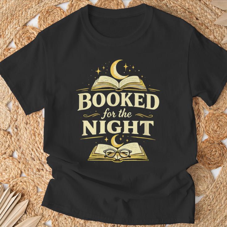Booked For The Night Reading Quote Book Lovers T-Shirt Gifts for Old Men Booked For The Night Reading Quote Book Lovers T-Shirt Gifts for Old Men