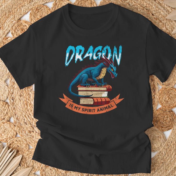 Booknerd Easily Distracted By Dragons And Books Dragon Lover T-Shirt Gifts for Old Men