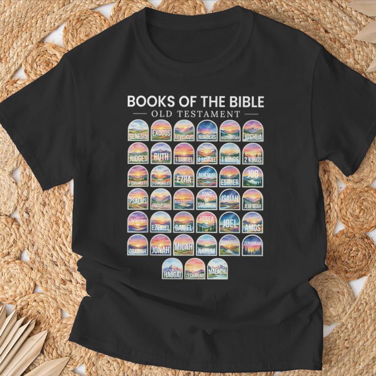 Books Of The Bible Old Testament Christian Bible Reader T-Shirt Gifts for Old Men Books Of The Bible Old Testament Christian Bible Reader T-Shirt Gifts for Old Men