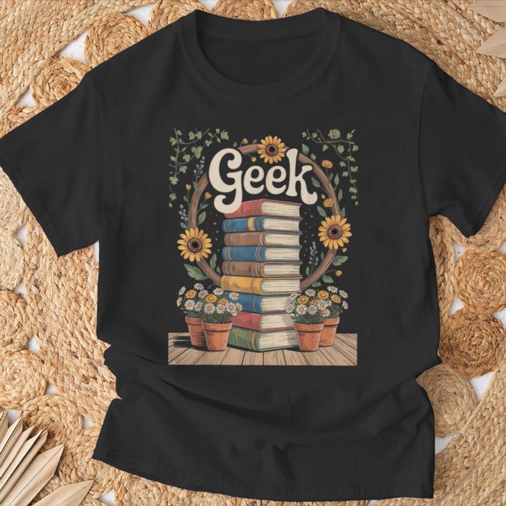 Books Geek Sunflower Floral Cute Vintage Books Reader Lover T-Shirt Gifts for Old Men Books Geek Sunflower Floral Cute Vintage Books Reader Lover T-Shirt Gifts for Old Men