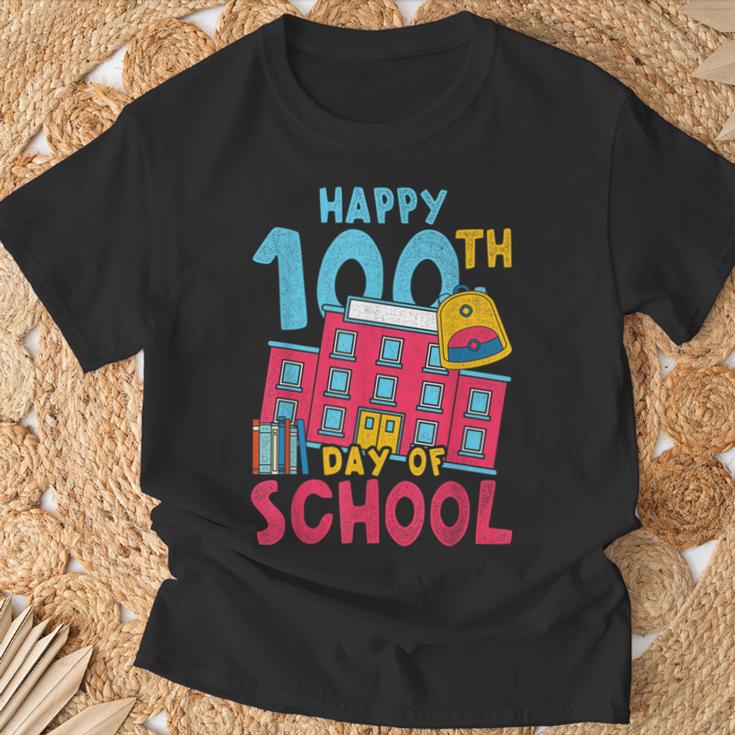 Books School Backpack Student Teacher 100 Days Of School For Men Women Kids T-Shirt Gifts for Old Men