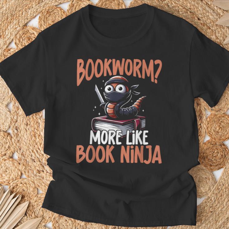 Bookworm For Book Lover Reading Librarian T-Shirt Gifts for Old Men