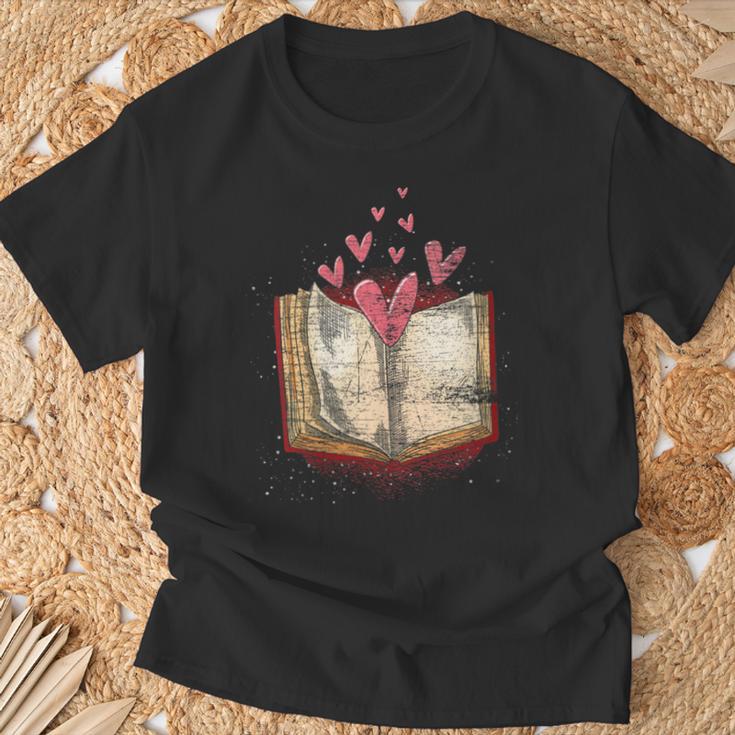 Bookworm Heart Librarian Book Nerd Library Reading T-Shirt Gifts for Old Men Bookworm Heart Librarian Book Nerd Library Reading T-Shirt Gifts for Old Men