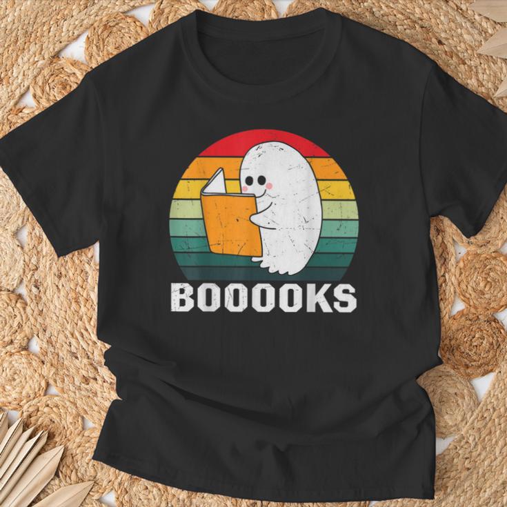 Booooks Funny Halloween Ghost Books For Bookworm Readers T-Shirt Gifts for Old Men Booooks Funny Halloween Ghost Books For Bookworm Readers T-Shirt Gifts for Old Men