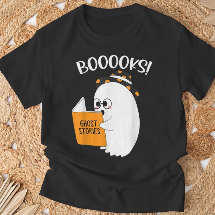 Booooks Ghost Reading Books Halloween Teacher Gift For Men Women T-Shirt Gifts for Old Men Booooks Ghost Reading Books Halloween Teacher Gift For Men Women T-Shirt Gifts for Old Men
