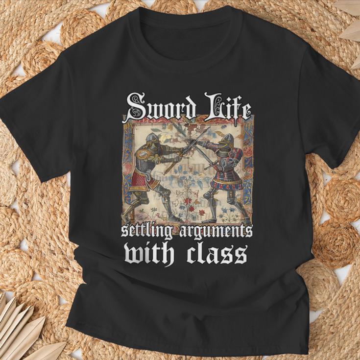 Buhurt Book Of Hours – Epic Knight Fight In Armor Buhurt T-Shirt Gifts for Old Men