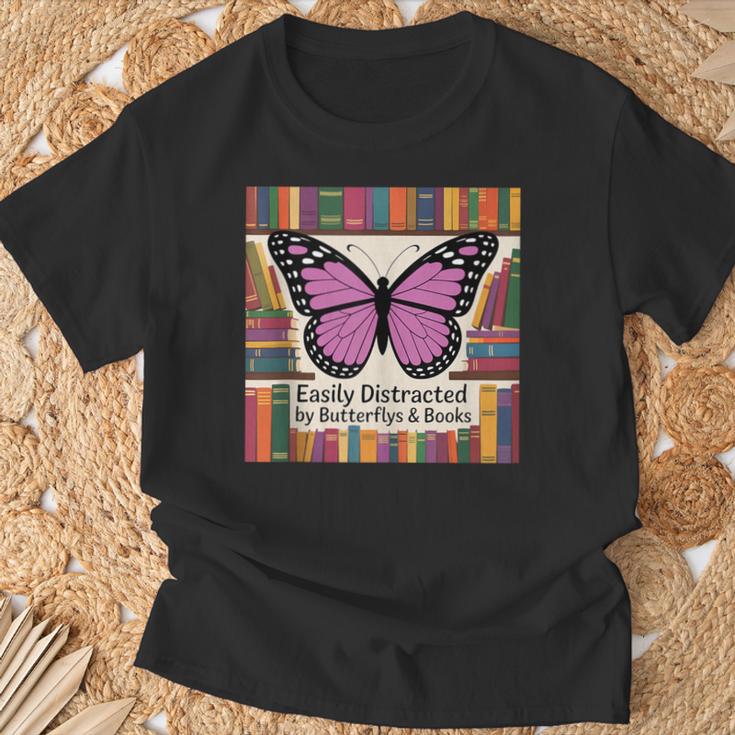 Butterfly Decor Book Butterfly Party Favors Purple Butterfly T-Shirt Gifts for Old Men Butterfly Decor Book Butterfly Party Favors Purple Butterfly T-Shirt Gifts for Old Men