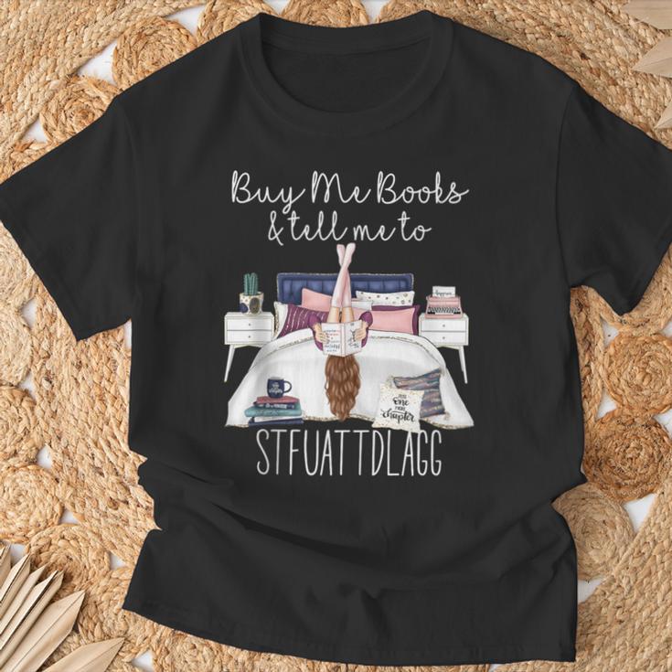 Buy Me Books And Tell Me To Stfuattdlagg Smutty Book Merch T-Shirt Gifts for Old Men Buy Me Books And Tell Me To Stfuattdlagg Smutty Book Merch T-Shirt Gifts for Old Men