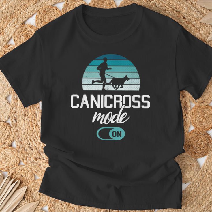 Canicross Runner 犬 トレイルランニング Tシャツ 高齢者への贈り物