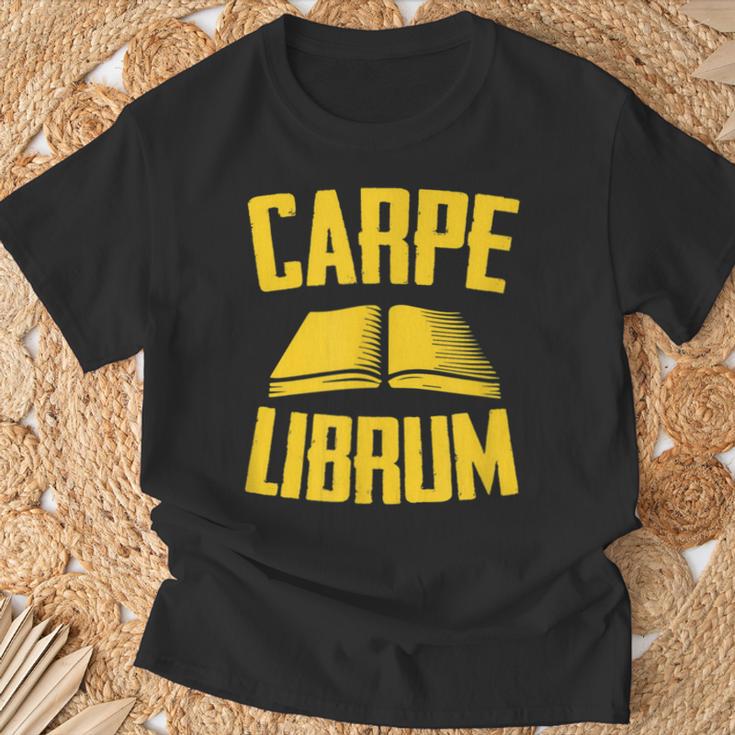 Carpe Librum Latin Language Lover Book Reading LIterary T-Shirt Gifts for Old Men Carpe Librum Latin Language Lover Book Reading LIterary T-Shirt Gifts for Old Men