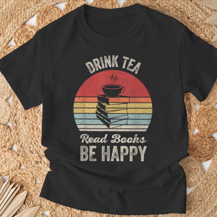 Catch Some Rays Vintage Retro Drink Tea Read Books Be Happy Adult T-Shirt Gifts for Old Men Catch Some Rays Vintage Retro Drink Tea Read Books Be Happy Adult T-Shirt Gifts for Old Men